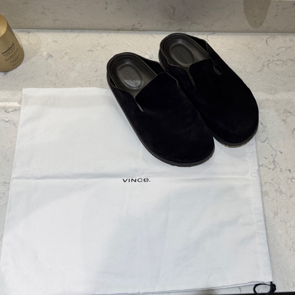 Vince Chocolate Brown Suede Men's Loafers